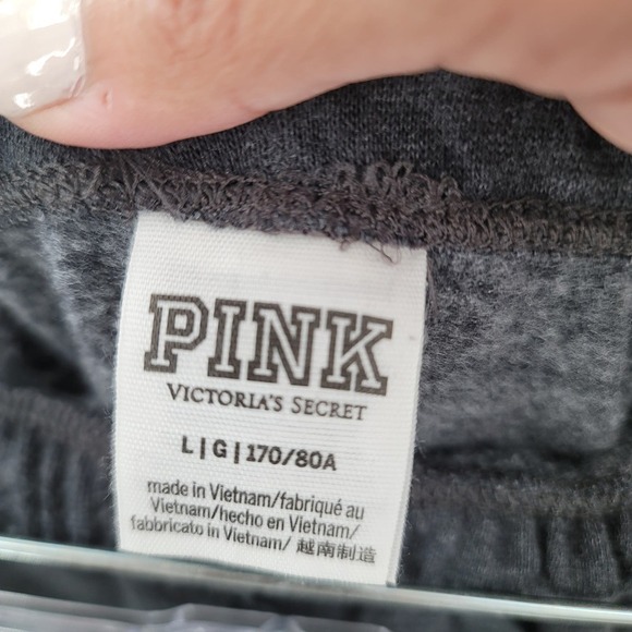 VS PINK Perfect Quarter Zip Pullover and Classic Pant Set Size L NWOT - Picture 8 of 9